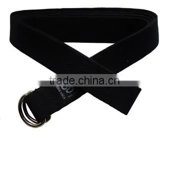 Black Cotton Yoga Belts