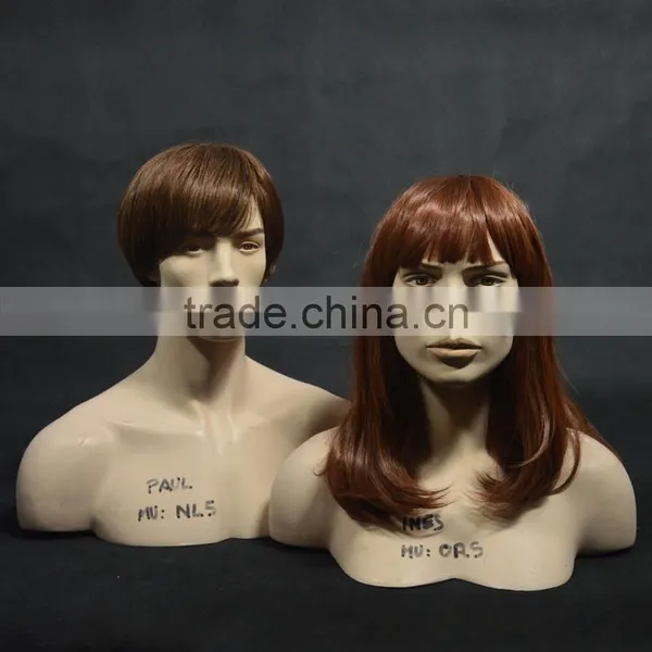 Mannequin Head Female Displaying Hats, Wigs, Scarves, and Necklaces photo-4