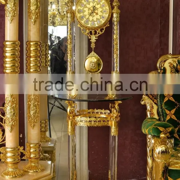 Rare Antique French Gold Gilt Ormolu Ornate Mantel Pendulum Table Clock photo-2