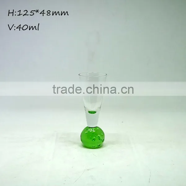 Latest Style Clear Crystal 200ml 40ml Liqueur Glass Colored Wine Glass photo-3