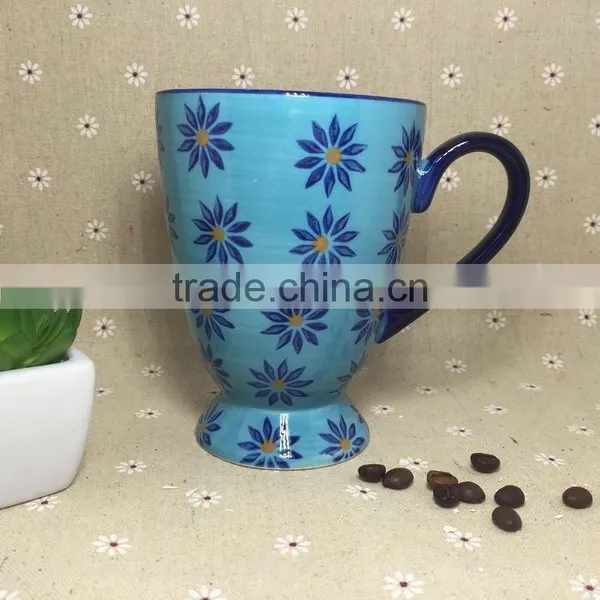Stocked Hand-painted Ceramic Cup Coffee Cup Cereal Milk Mug photo-5