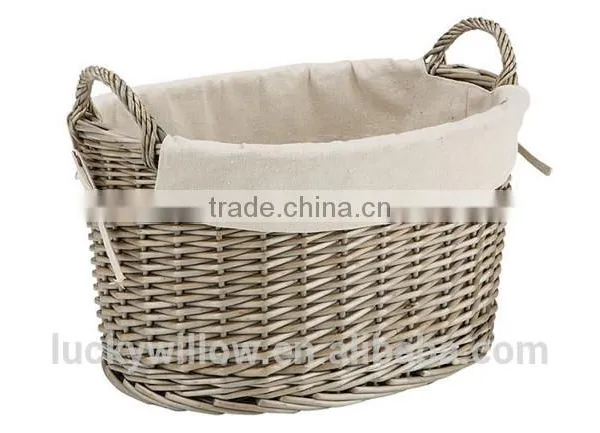 Oval Rattan/wicker Storage Basket Type/ Laundry Basket photo-2