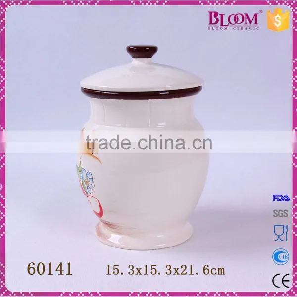 Factory Direct Sale Ceramic Decal Desgin Sugar Pot photo-2