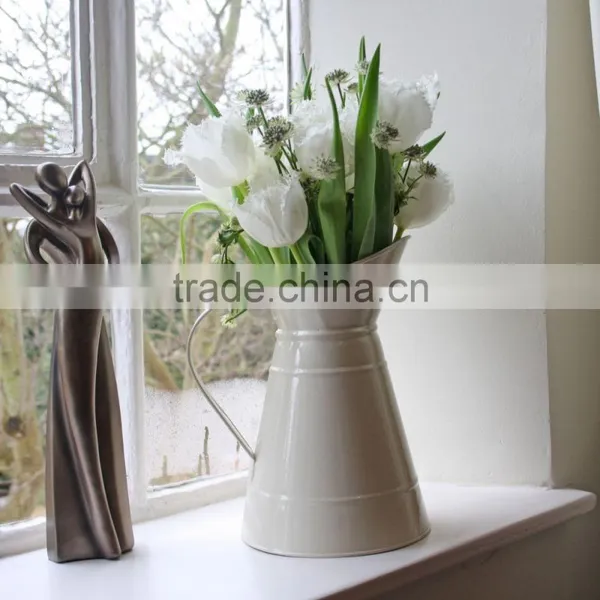 Galvanzied Metal Flower Jugs photo-2