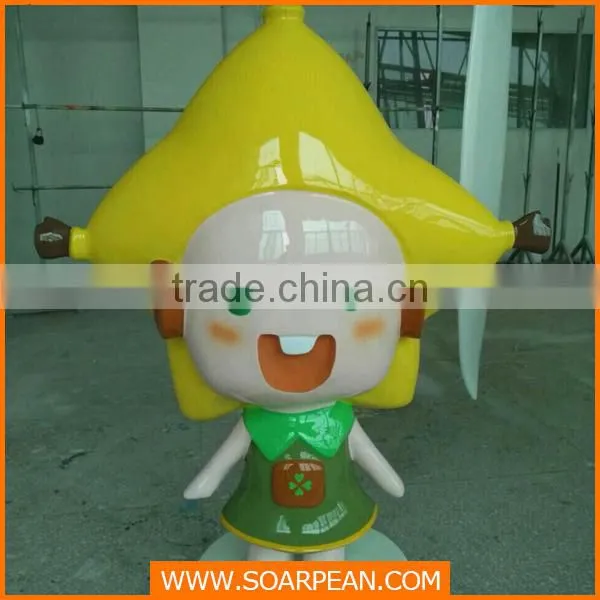 Outdoor Decorations Life Size Fiberglass Cartoon Character Statue photo-2