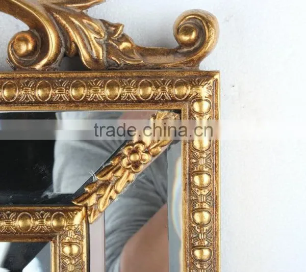 Living Room Furniture Wall Arts Wood Carving Antique Mirrors photo-3