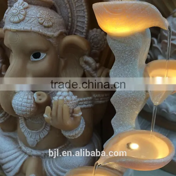 Indian Statue Wholesale Led Polyresin Buddha Fountain photo-4