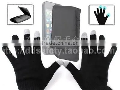 DDSAFETY High Quality Cheap Black Touch Glove photo-2