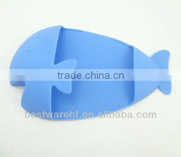 Silicone Rubber Mini Glove Fish Shaped Animal Shape Oven Mitt photo-2