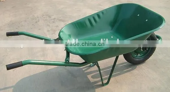 Qingdao Cheap Heavy Duty 150kg 65L Garden Wheelbarrow Manufacture WB6201 photo-2