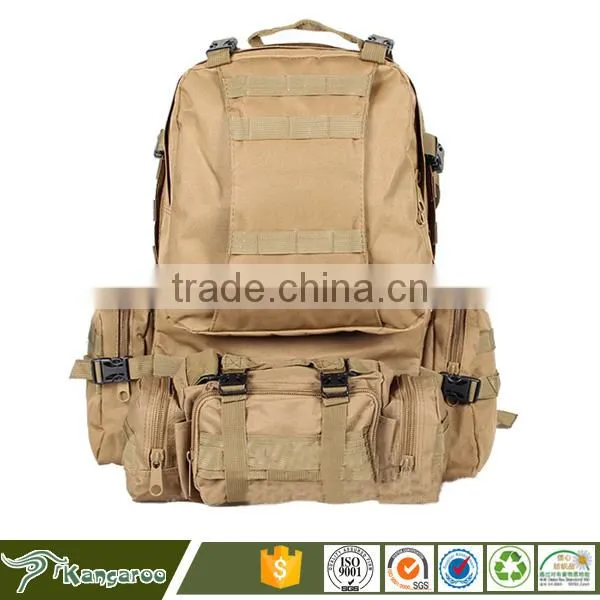 Canvas Camping Camouflage Backpack Bag photo-6