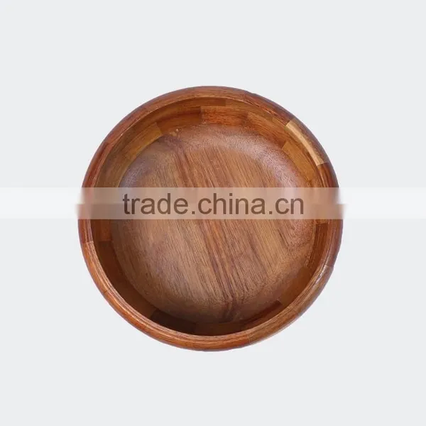 Health Care High Quality Hand Carved Bamboo Salad Bowl photo-3