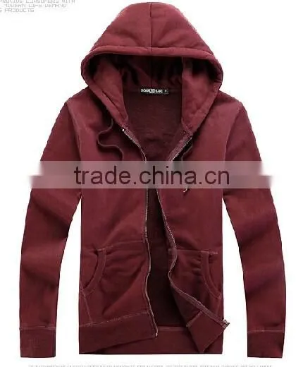 Fashion Man Custom Blank Zip up Hoodies Cheap photo-5