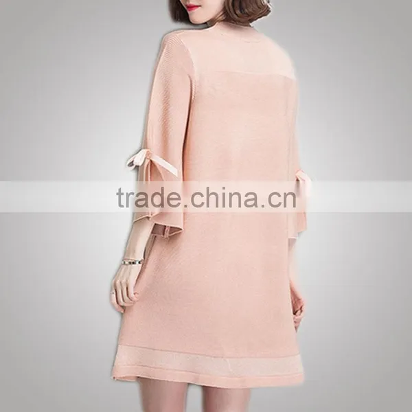 Anti Wrinkle Custom Make High End Bow Dress With Your Design photo-4
