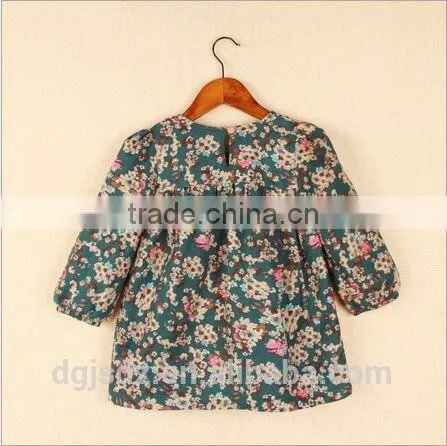 2016 Hot Wholesale Frozen Frocks Decorated With Flowers Beautiful Winter Dress for Girls photo-2