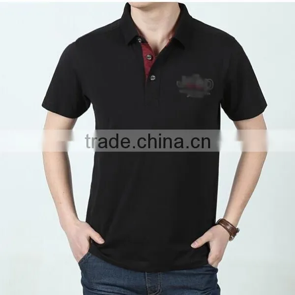China Wholesale Custom Men's Grey Stripe Short Sleeve Polo Shirt photo-2