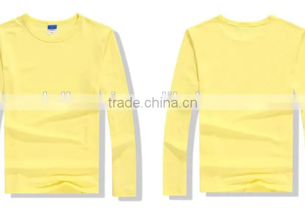 Wholesale Plain Cheap Custom t Shirt Printing Long Sleeve Blank T Shirts photo-6