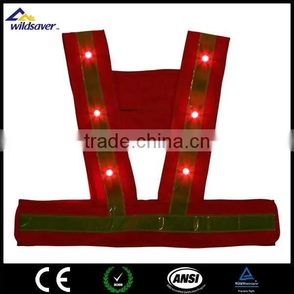 High Visibility Reflective School LED Child Safety Vest photo-3