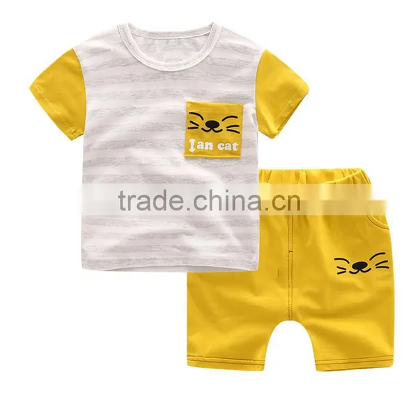 Wholesale Cute Boy Summer Clothes 2017 Baby Boy Clothing Sets photo-5