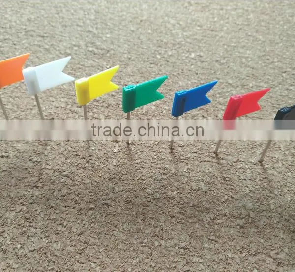 Colored Flag Office Pins, Straight Pins photo-3