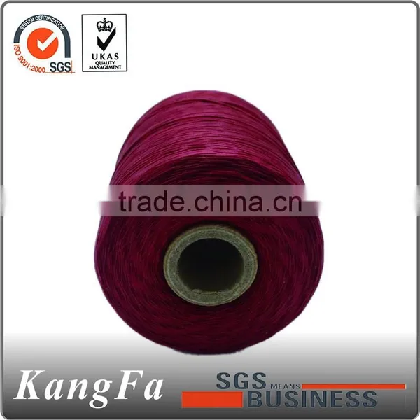 high quality 100% polyester 210D/1x16 flat waxed thread braid waxed thread