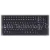 Built From Stainless Steel Waterproof Black Metal Panel Mount Keyboard With Trackball