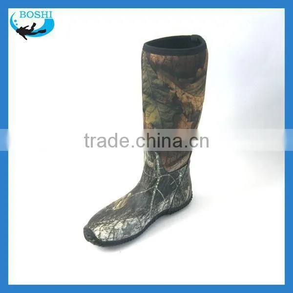 Military Wear-resistance Comfortable Boot Camouflage Inner Neoprene Shoes for Hunters photo-4