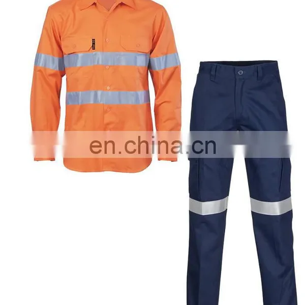 Hot Sale Safety Shirt and Pants Suit for Construction Workers photo-6