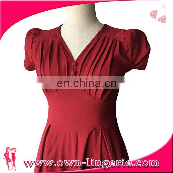 3 Colors Wholesale Black Classical Polyester Party Evening Dress photo-5