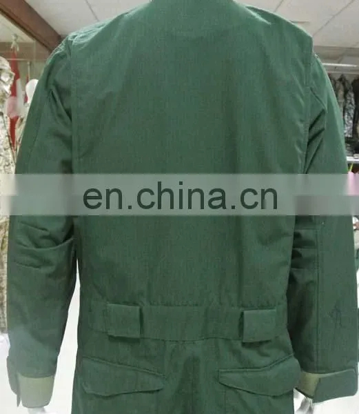 Wholesale Olive Green 100% Cotton Professional Safety Coverall Workwear photo-5