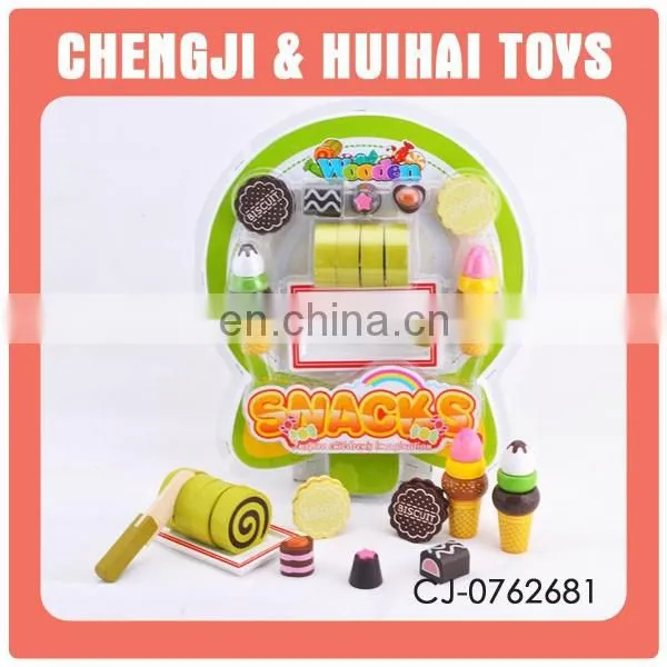Kids Reality Toy Wooden Play Food Set