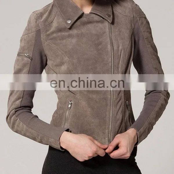 Leather Garment Manufacturer Fashion Ladies Wholesale Custom Leather Garment photo-2