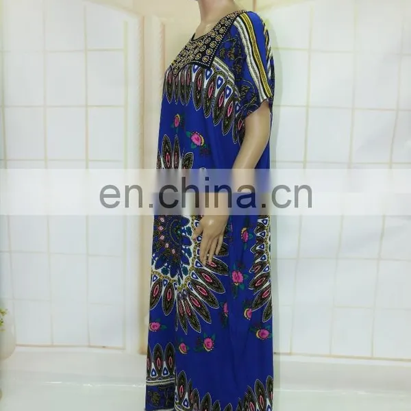 African Women Beaded Dashika Kaftan Design Dress photo-4