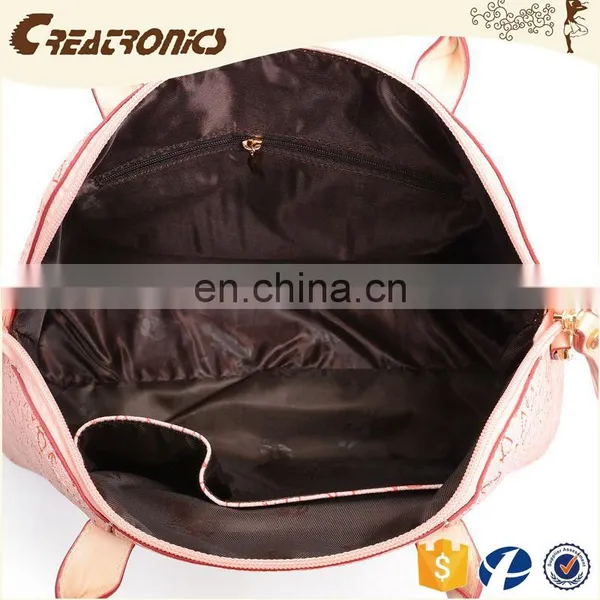 CR USA Market Expert New Products on China Market High Capacity Women Leatehr Tote Bag With 4pcs Purse Bag Set in Handbags photo-6