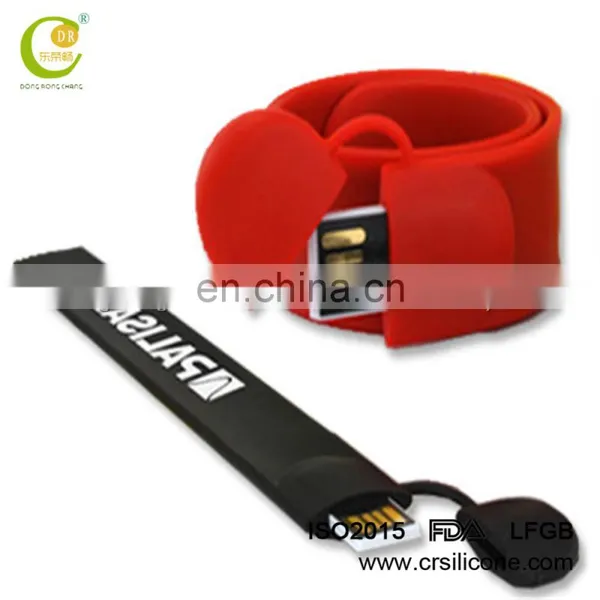 2017 DIY Newest & USB Data Cable Charging Bracelet/Bangle, Custom Usb Stick Silicon Bangles photo-2