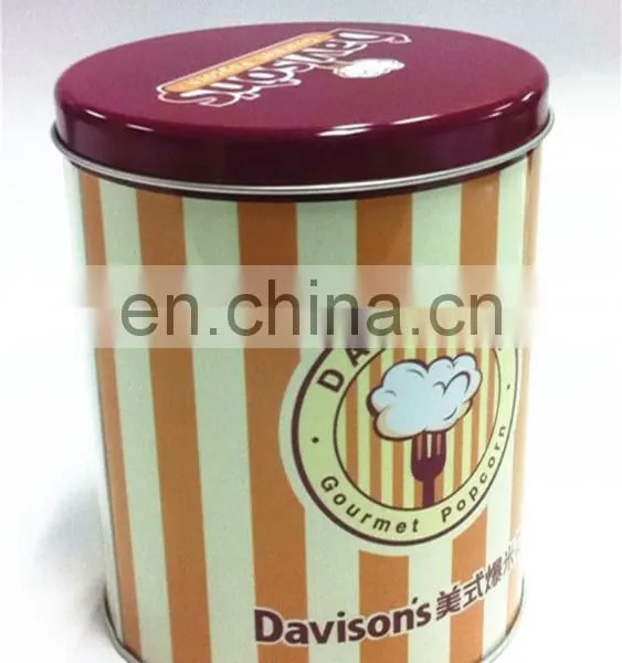 Small Round Popcorn Tin Box photo-2