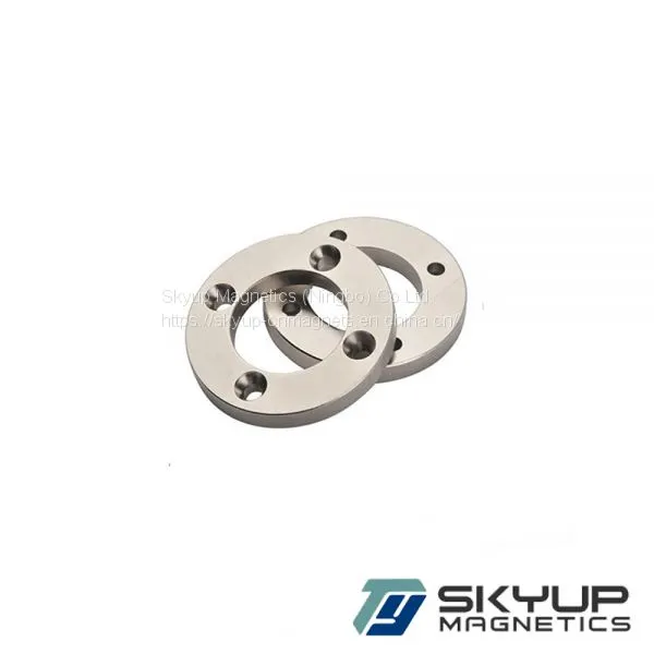 N42 China Zinc Plated Rare Earth Magnet Ring Arc Segment Neo Speaker Neodymium Ring Magnet
