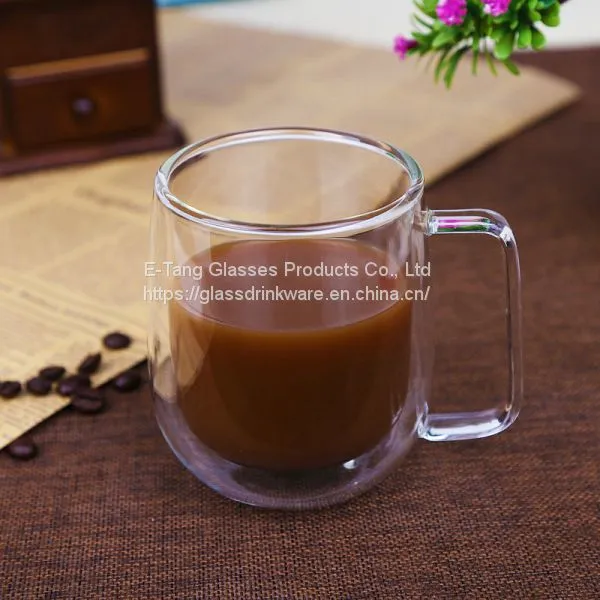 Heat Resistant High Borosilicate Egg Shape Double Wall Glass Coffee Cup With Lid for Tea and Coffee Drinking photo-4