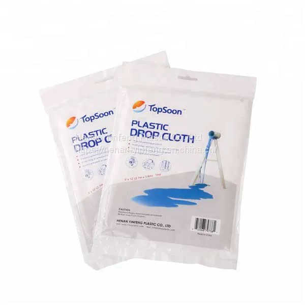 LDPE Transparent Plastic Drop Cloth/dust Resist Film Furniture Cover Drop Cloth