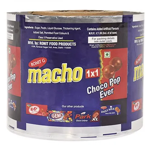 Bopp metalized film roll with heat sealing function as biscuits sachet