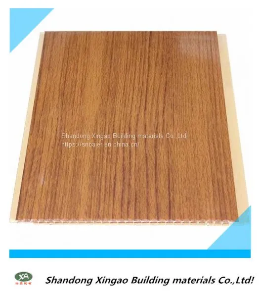 Wood-Grained PVC Gypsum Ceiling, High Quality Is More Fire and Moisture Resistant photo-2