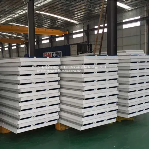 EPS/XPS Core Sandwich Panel Price for Warewhouse and Workshop Wall Panel photo-3