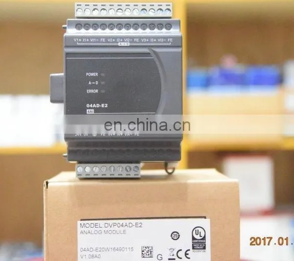 Factory Price Delta ES2 Series PLC Controller Module DVP04AD-E2 for Smart Home Control System photo-2