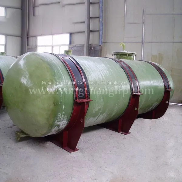 FRP Automobile Transport Tank FRP Horizontal Storage Tank Distributor Fiberglass Tank Manufacturing