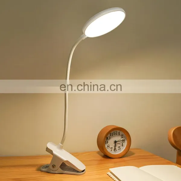 Eye Protection Led Clip USB Charging Desk Lamp Touch Switch to Learn Reading Table Lamp photo-2