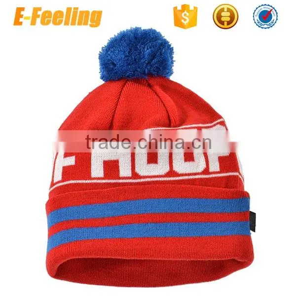 2016 Fashion Custom Bulk Beanie With Pom photo-2