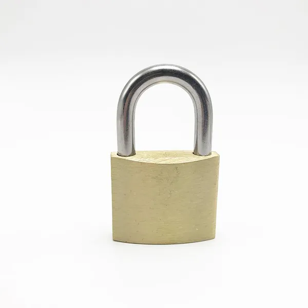 Waterproof Good Quality Safety Cheap Hot Sale 50mm Thin Type Brass Padlock photo-2