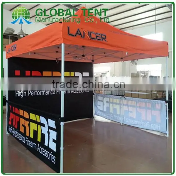 Custom Print Aluminum Folding Pagoda Tent 3x3m ( 10ft X 10 Ft), Printed Canopy & Valance, Back Wall&2 Half Side Wall photo-2