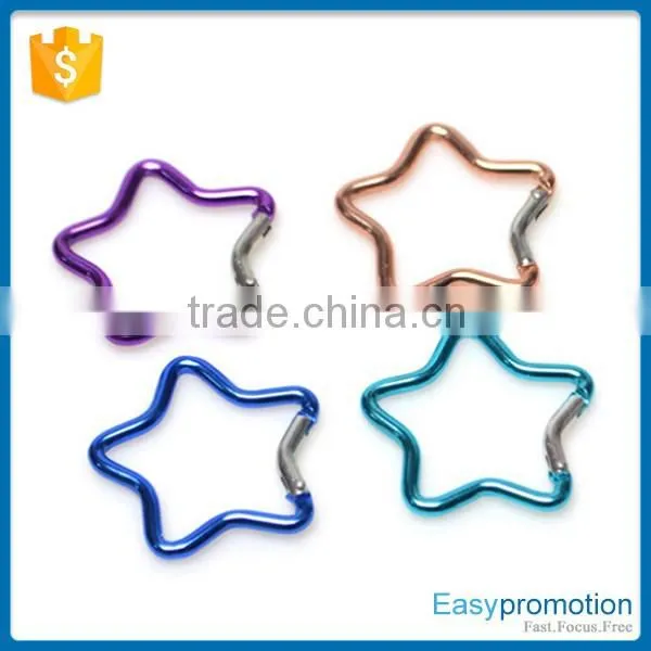 Metal Fashion Printing Star Carabiner Aluminium Hook photo-3