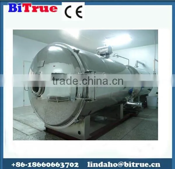 Vacuum food freeze drying process